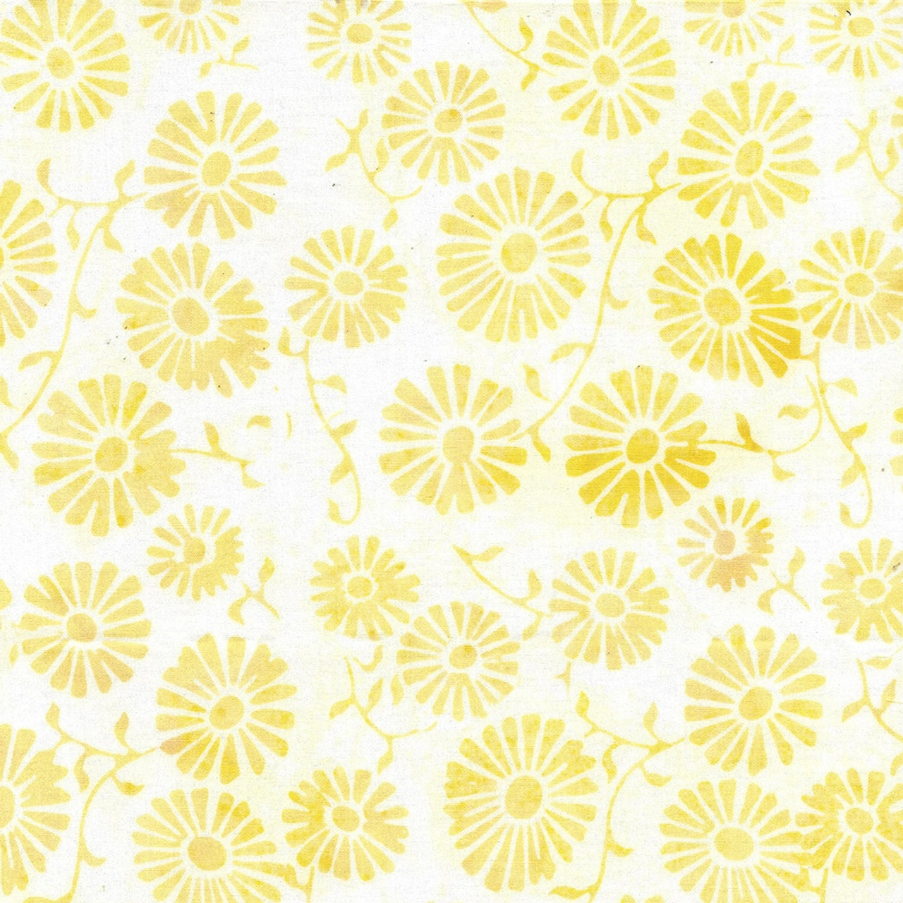 Island Batik Fabrics Vintage Charm SU 23 Daisy White | Quilt